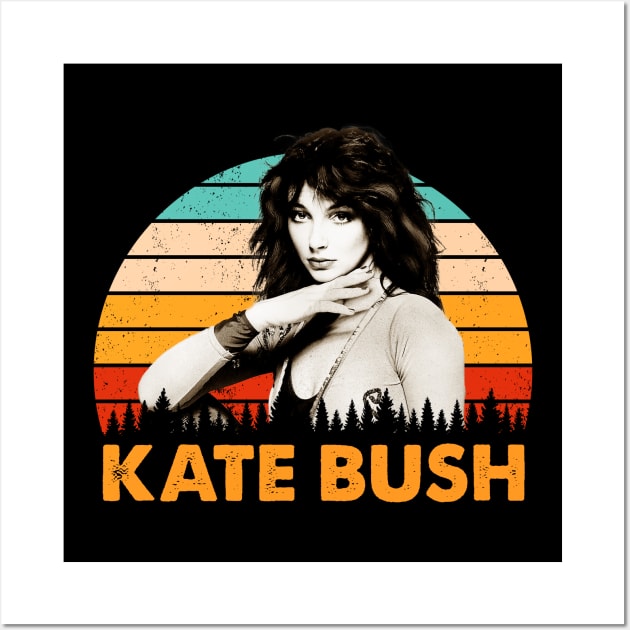 Vintage Kate Bush Retro 80s 90s Wall Art by Chea Shepherd